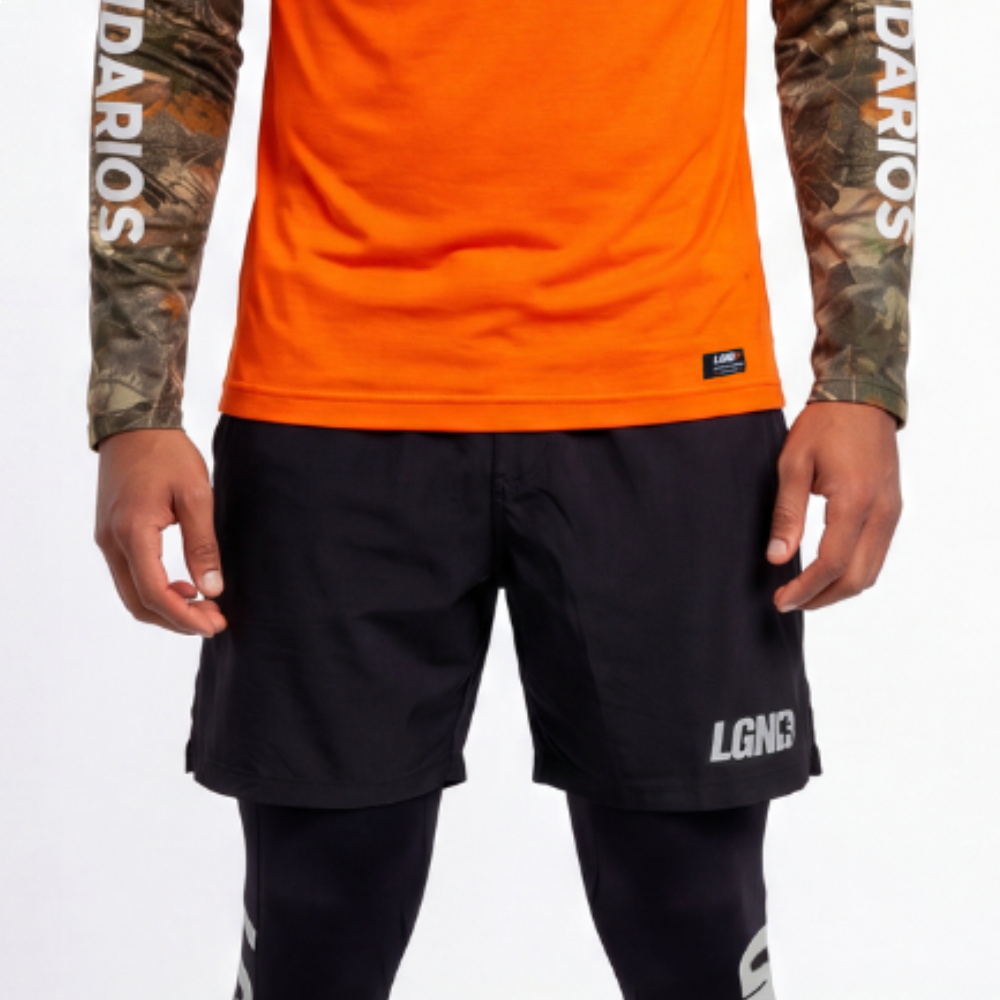 Bermuda Tactel Lgnd Logo Silver / Preto
