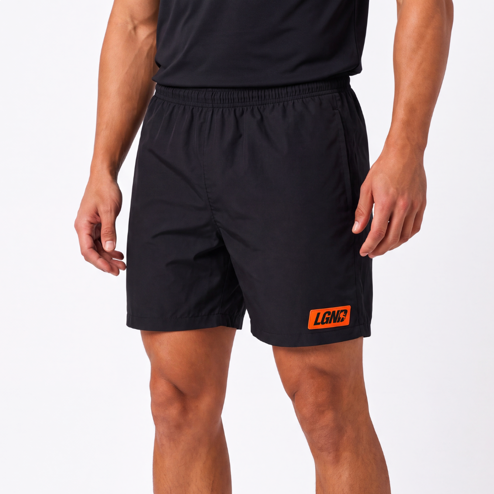 Bermuda Tag Emborrachada / Preto Bermuda Tag Emborrachada / Preto