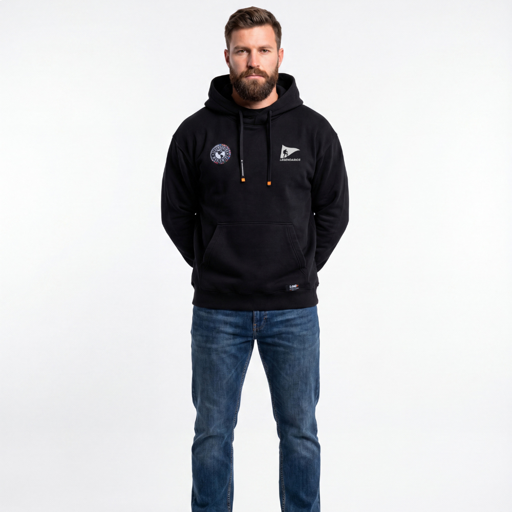 Blusa Moletom Amor Honra E Unidade - Preto