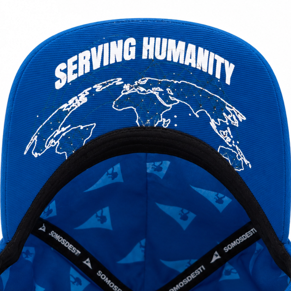 Boné Dad Hat Edição Limitada Humanity - Azul Boné Dad Hat Edição Limitada Humanity - Azul