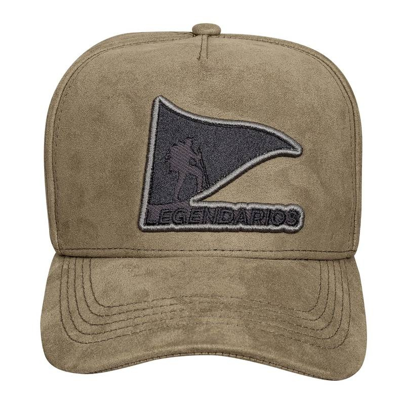 Boné KIDS Snapback Suede Verde Musgo Logo Preto Boné KIDS Snapback Suede Verde Musgo Logo Preto
