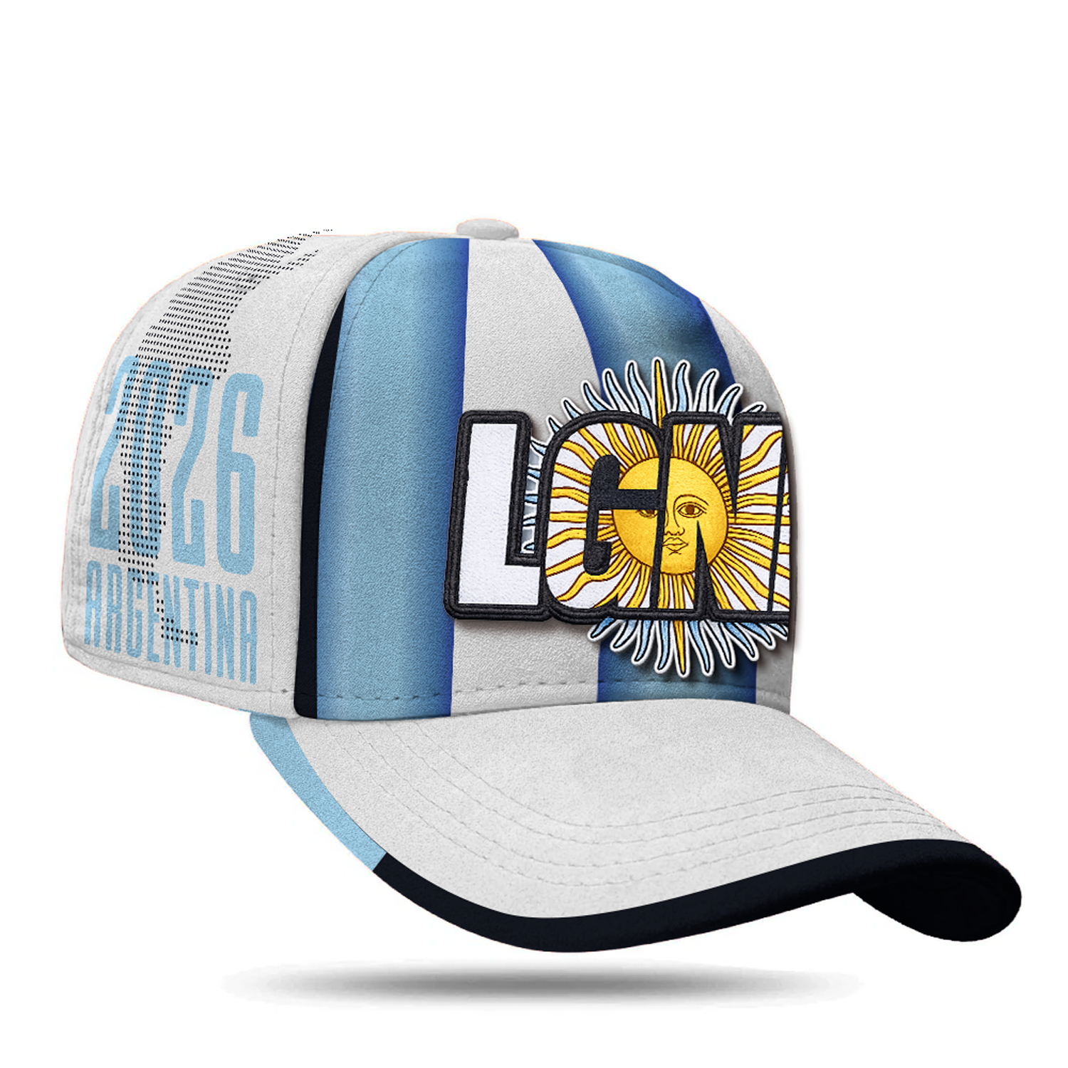 Boné Snapback Suede Argentina - Mundialista