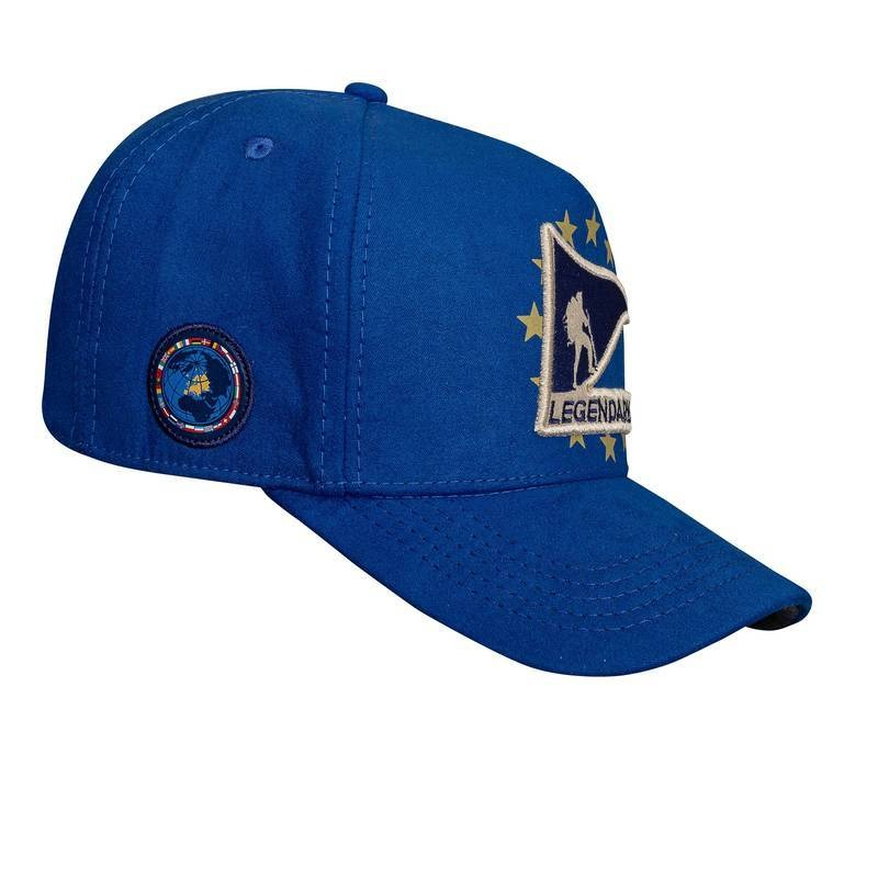 Boné Snapback Suede Azul Europa - Legendários
