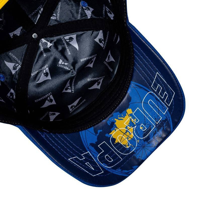 Boné Snapback Suede Azul Europa - Legendários