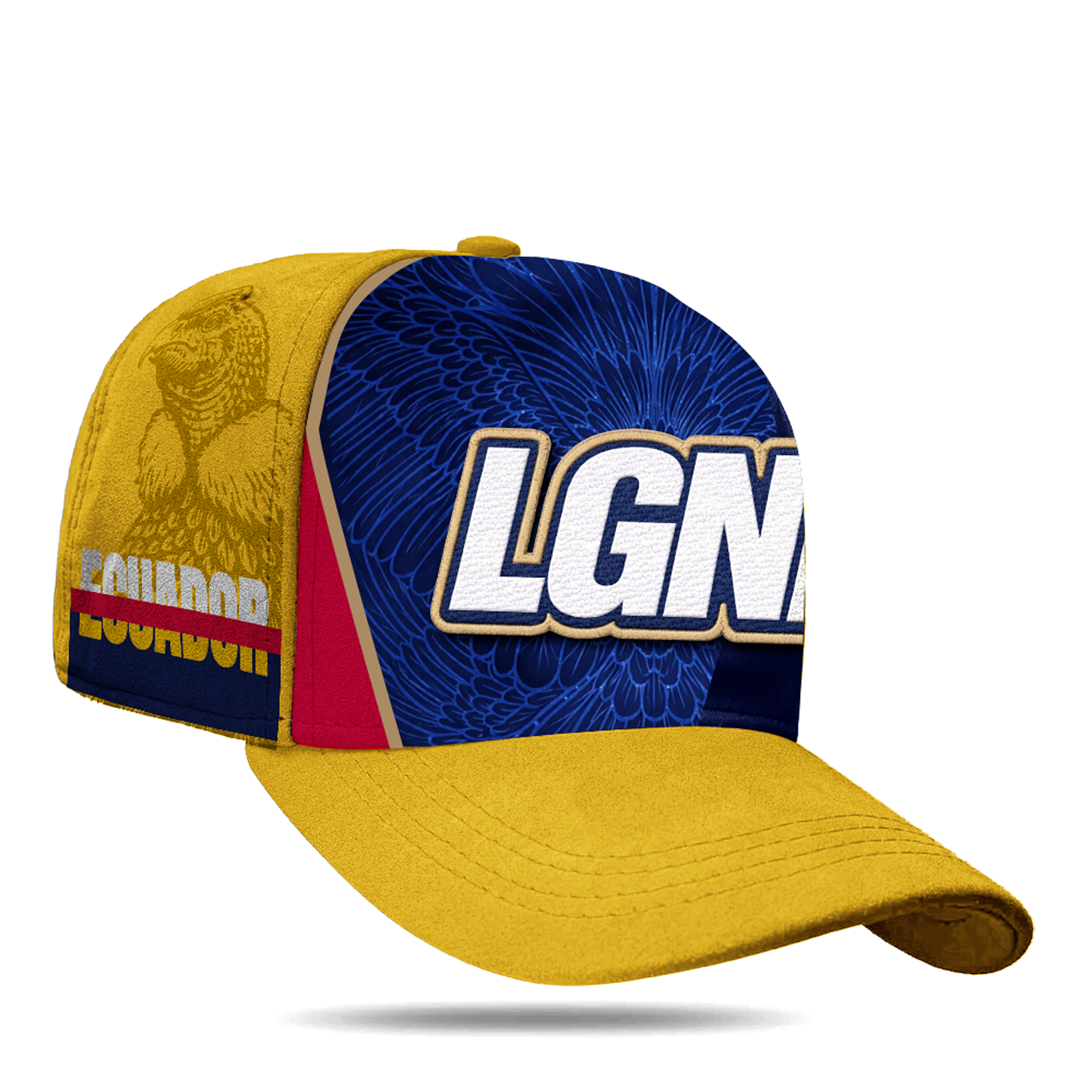 Boné Snapback Suede Equador - Mundialista Boné Snapback Suede Equador - Mundialista
