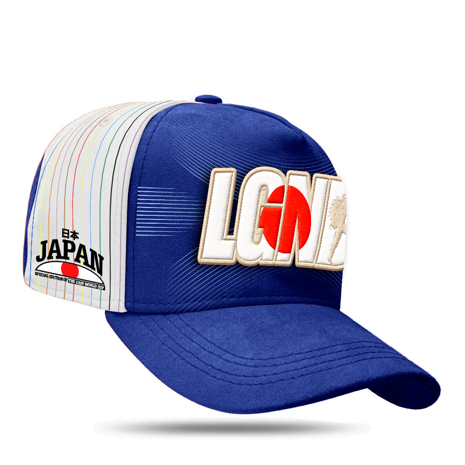 Boné Snapback Suede Japão - Mundialista Boné Snapback Suede Japão - Mundialista