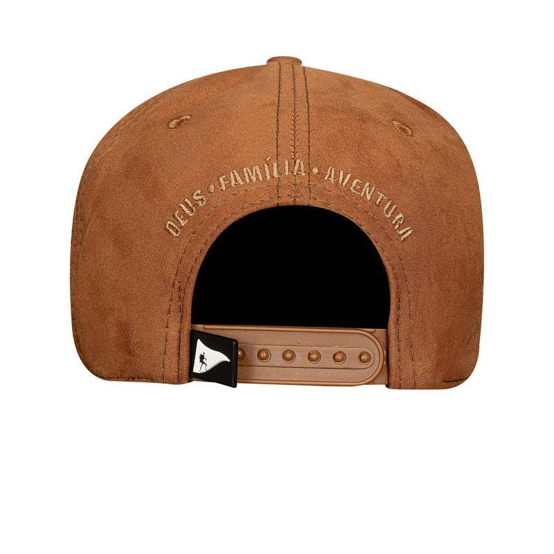 Boné Snapback Suede Marrom - Legendários Boné Snapback Suede Marrom - Legendários