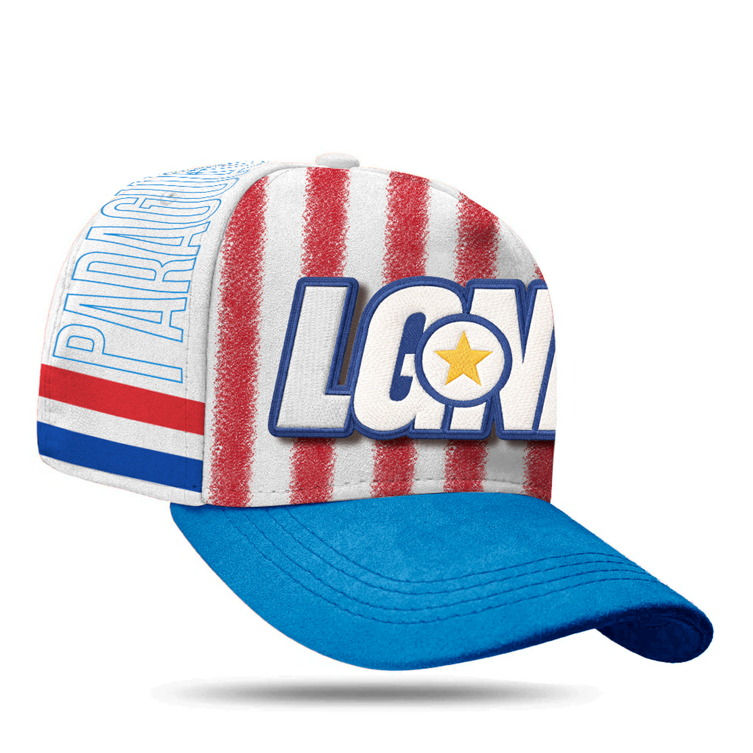Boné Snapback Suede Paraguay - Mundialista