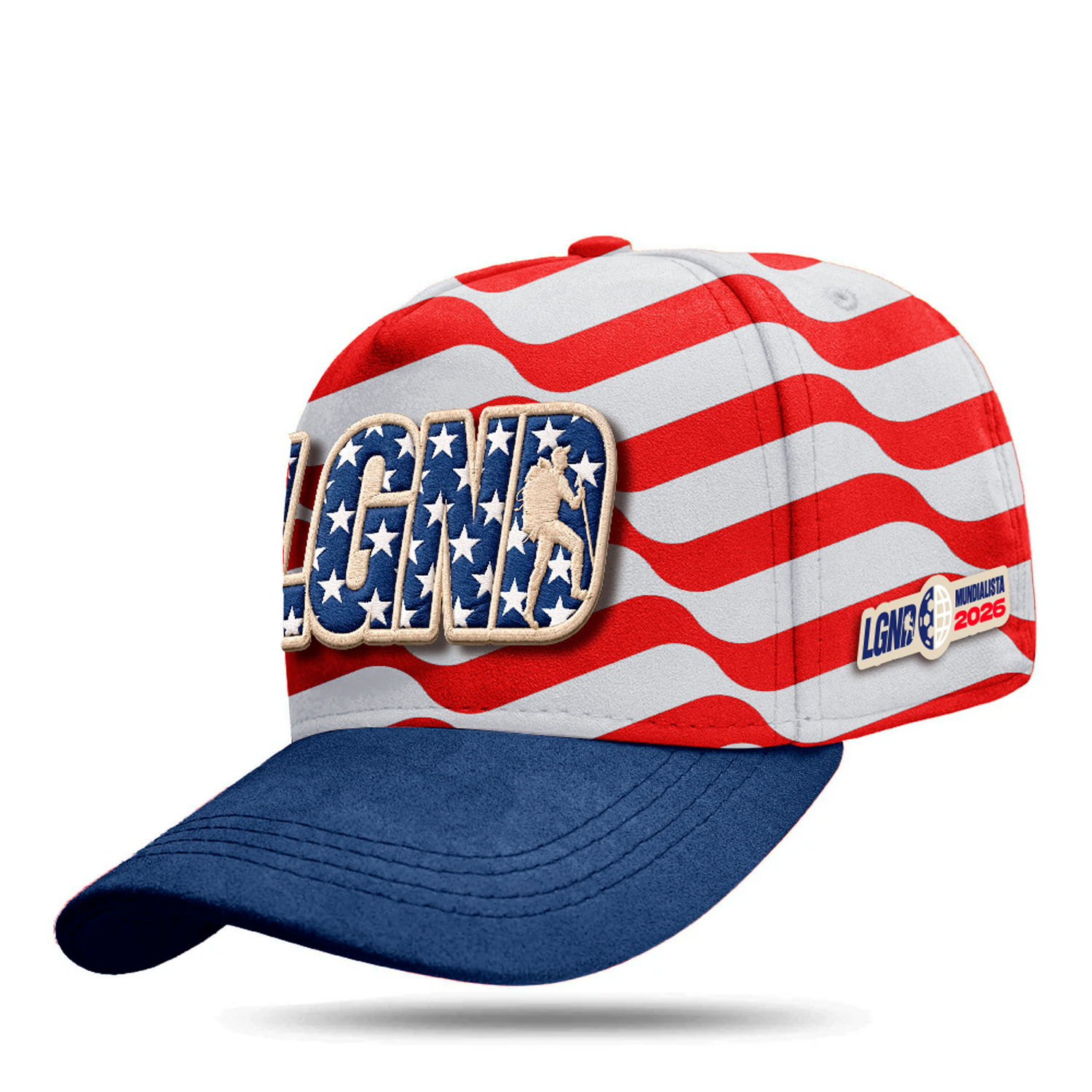 Boné Snapback Suede USA - Mundialista