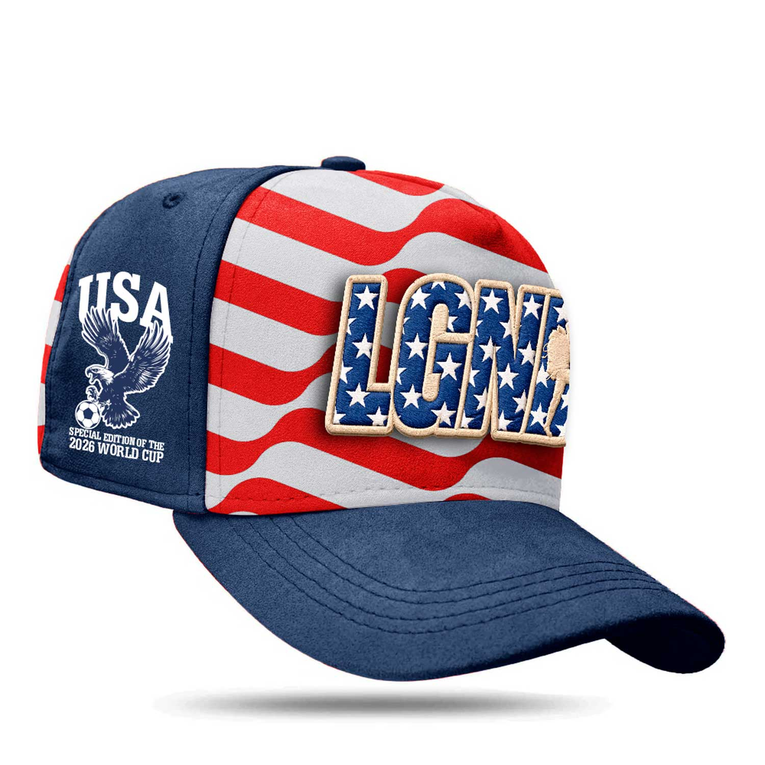 Boné Snapback Suede USA - Mundialista