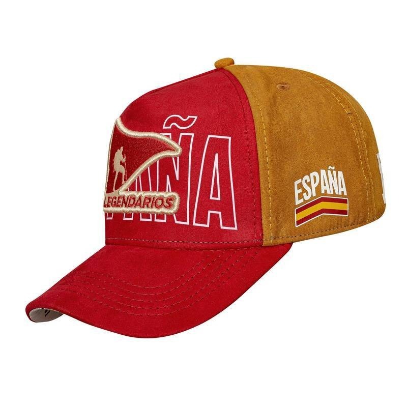 Boné Snapback Suede Vermelho - Espanha