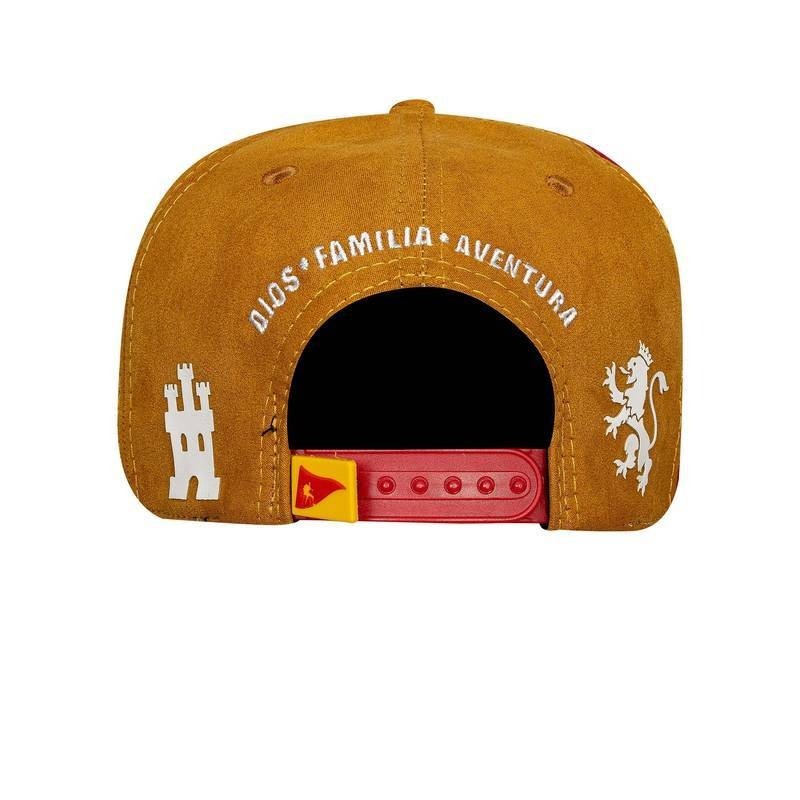 Boné Snapback Suede Vermelho - Espanha