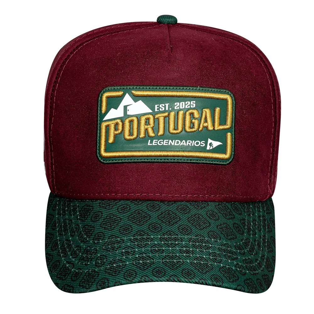 Boné Snapback Vinho Aba Verde  -  Portugal