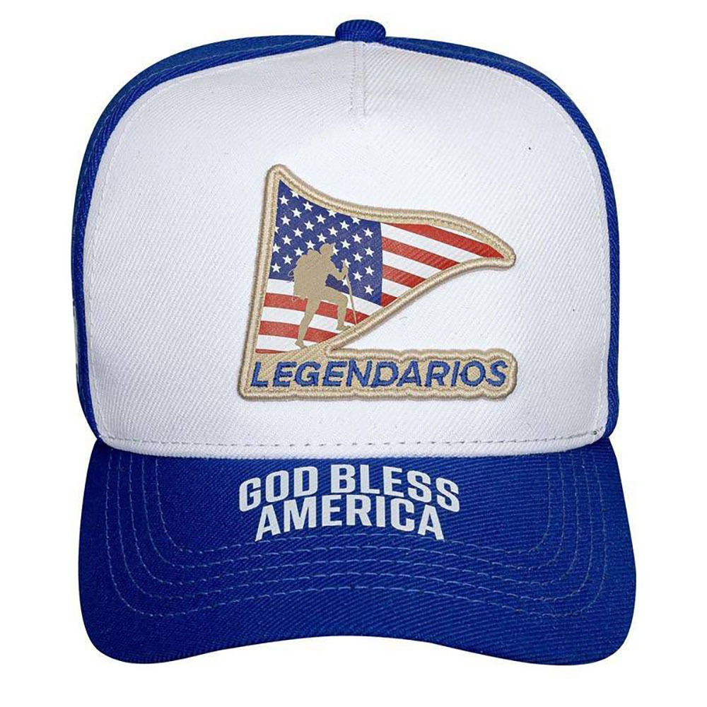 Boné Snapback Branco e Azul EUA - Legendários