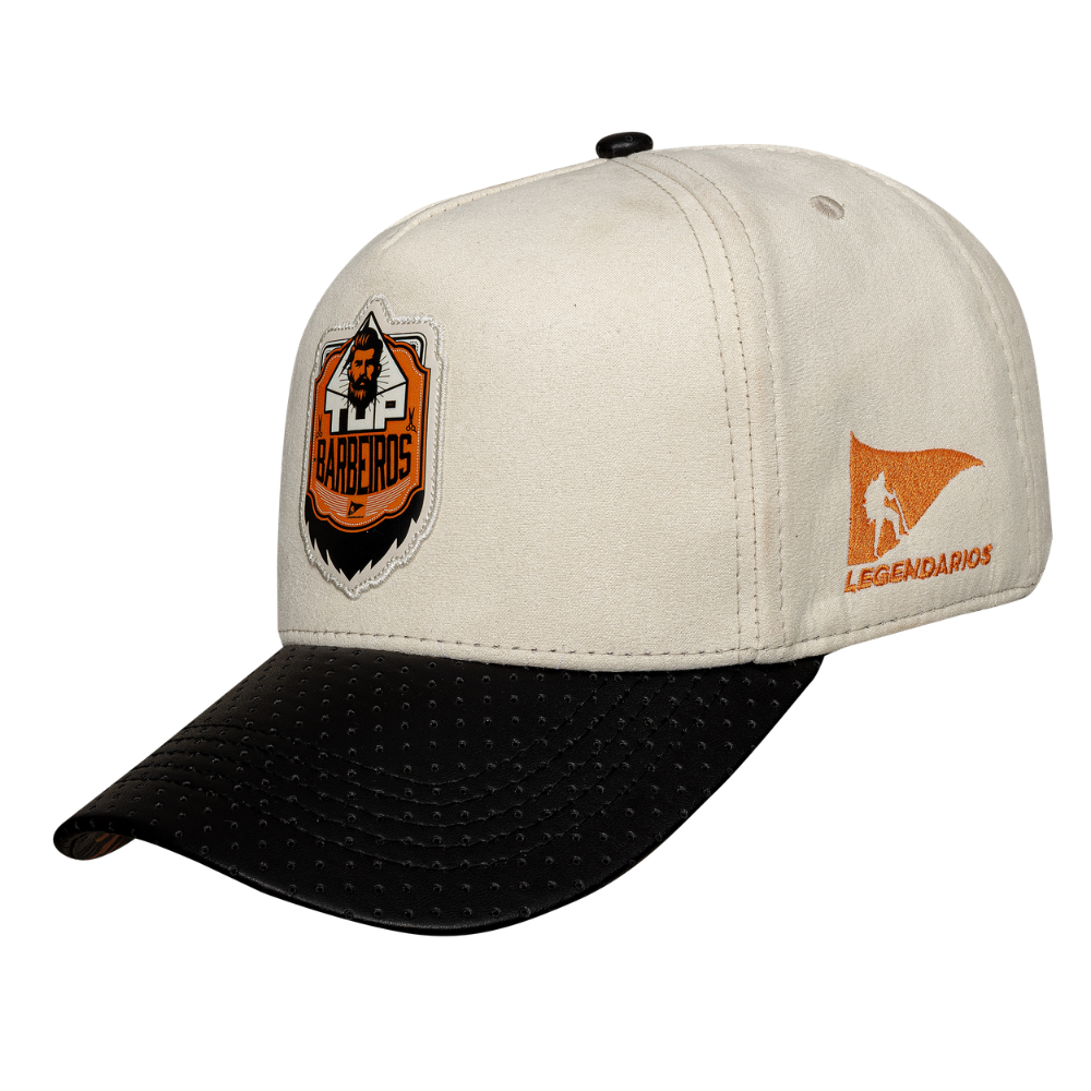 Boné SnapBack Off White Aba preta - Barbeiros Boné SnapBack Off White Aba preta - Barbeiros