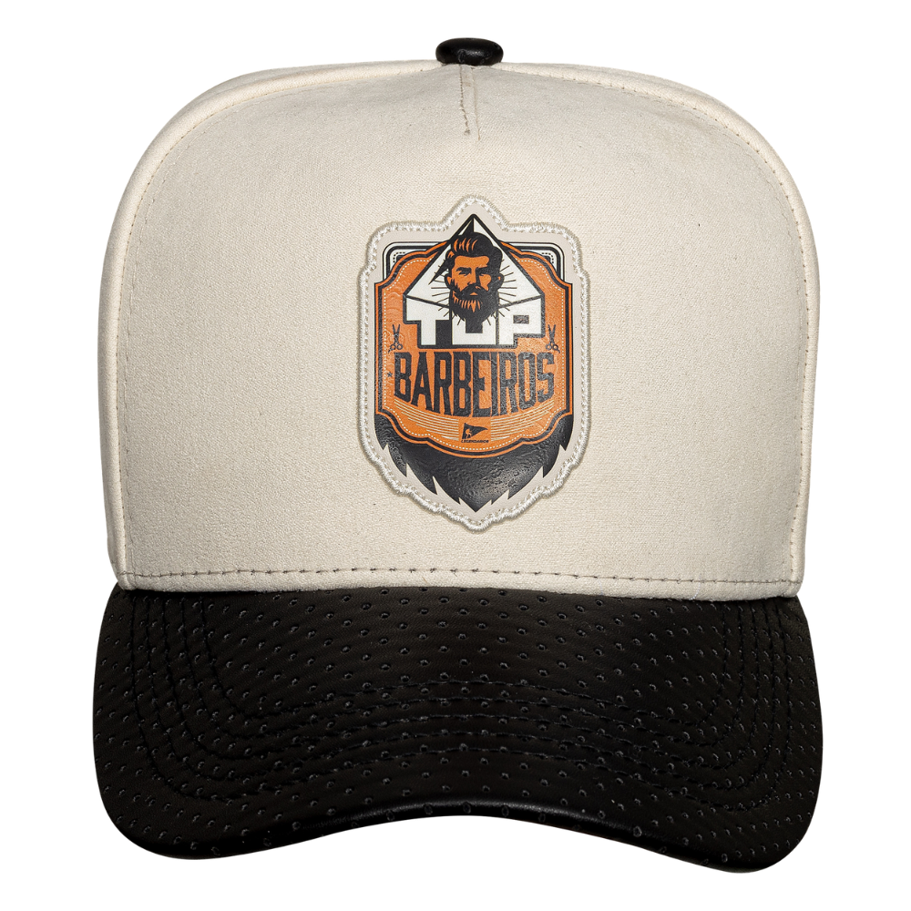 Boné SnapBack Off White Aba preta - Barbeiros Boné SnapBack Off White Aba preta - Barbeiros