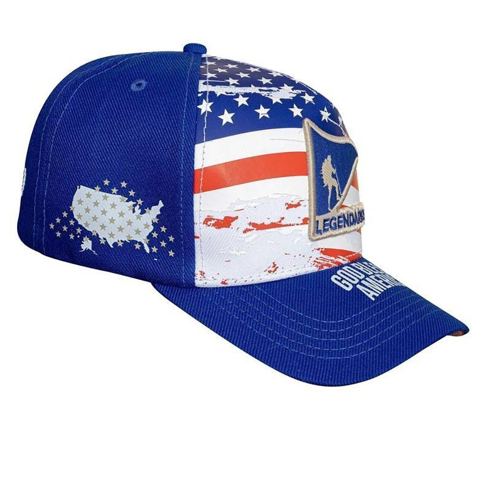 Boné Snapback Suede Azul EUA - Legendários