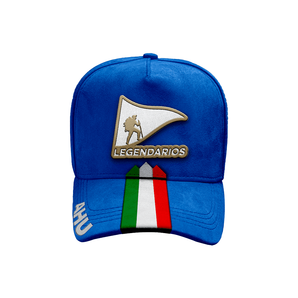Boné Snapback Suede Azul Royal Faixa Aba - ITALIA