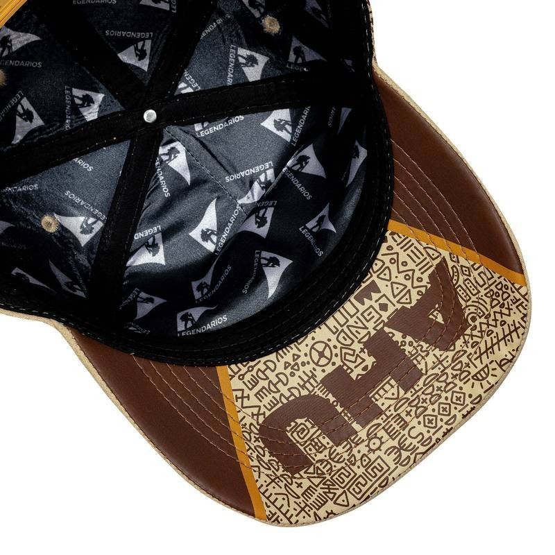 Boné Snapback Suede Bege - ÁFRICA Boné Snapback Suede Bege - ÁFRICA