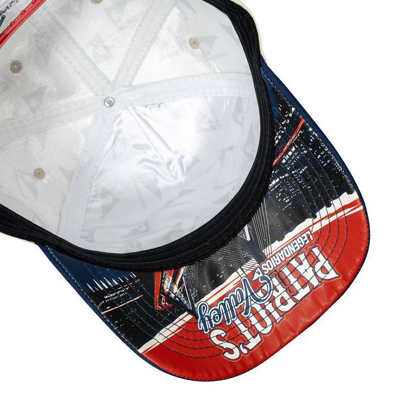 Boné Snapback Suede Boston Patriots - Off White Boné Snapback Suede Boston Patriots - Off White