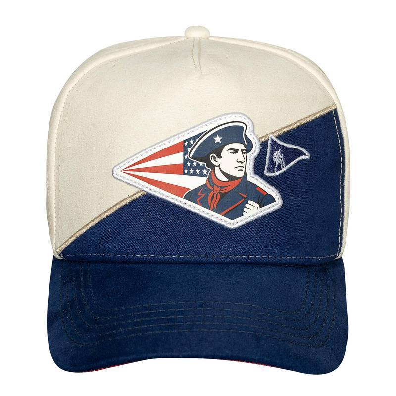 Boné Snapback Suede Boston Patriots - Off White Boné Snapback Suede Boston Patriots - Off White