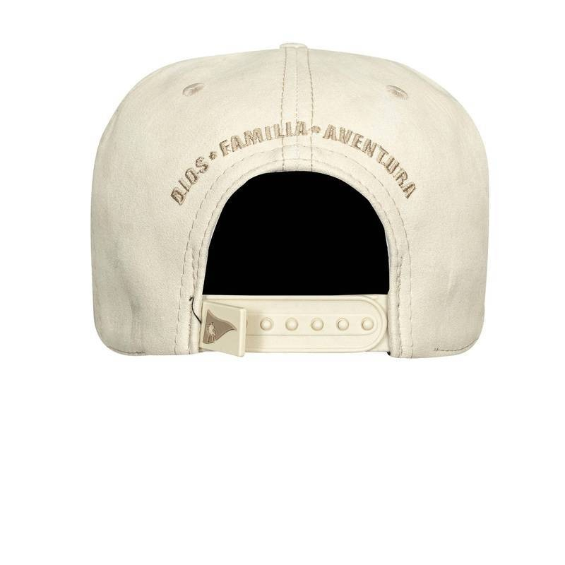 Boné Snapback Suede Colombia - Off White