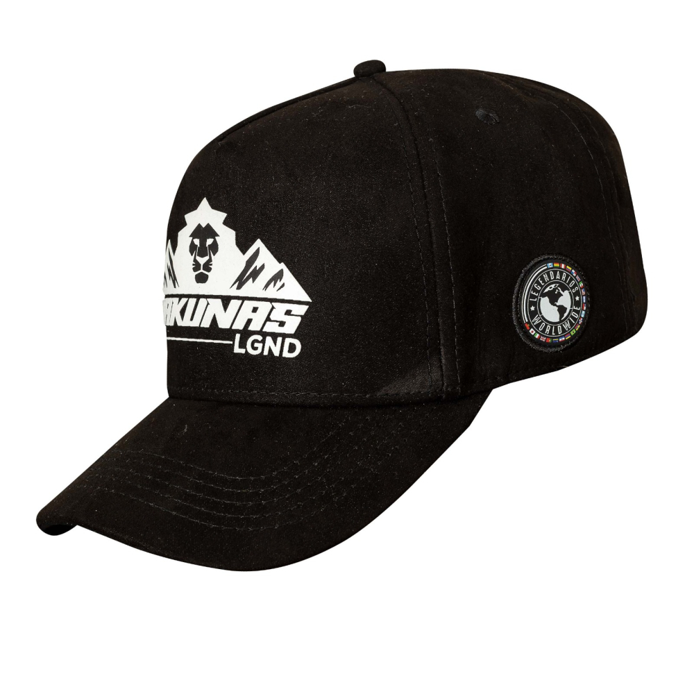 Boné Snapback Suede Preto Hakunas Chumbo - LGND