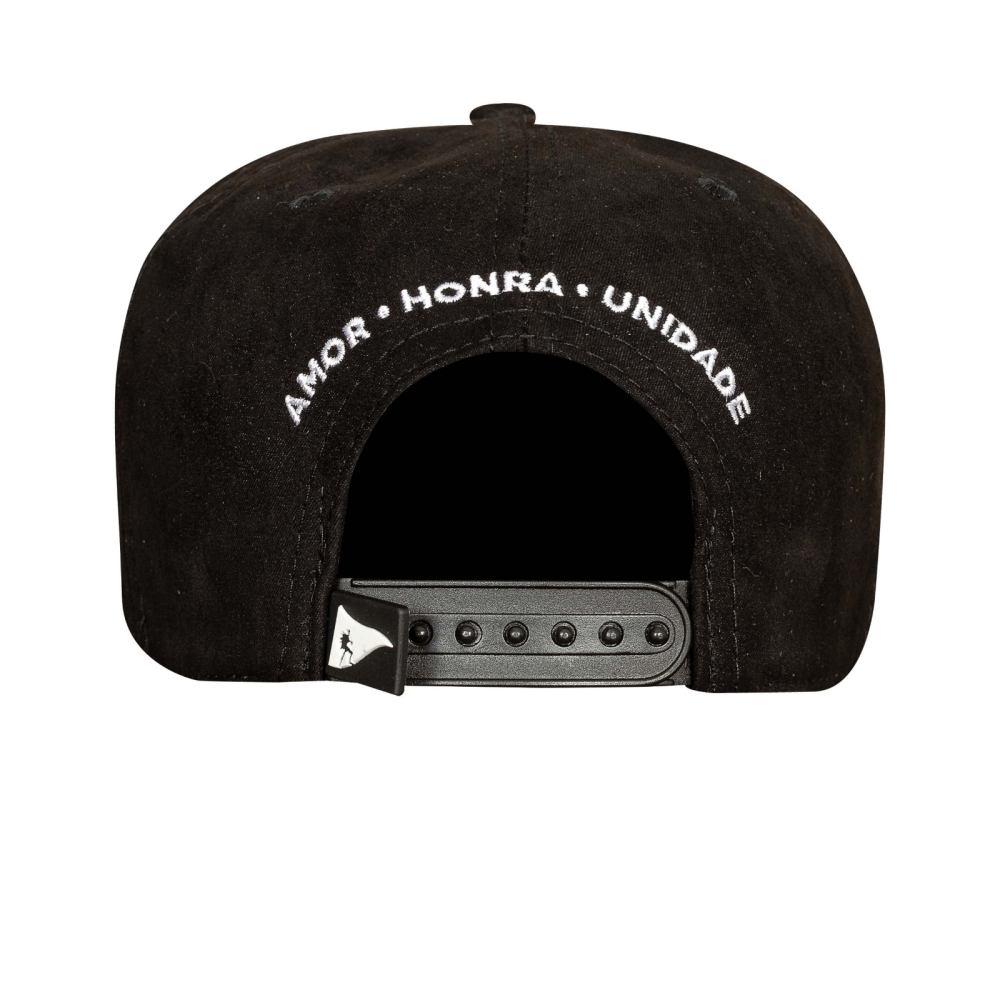 Boné Snapback Suede Preto Hakunas Chumbo - LGND