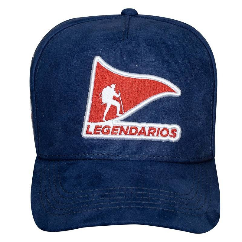 Boné Snapback Suede República Dominicana - Marinho Boné Snapback Suede República Dominicana - Marinho