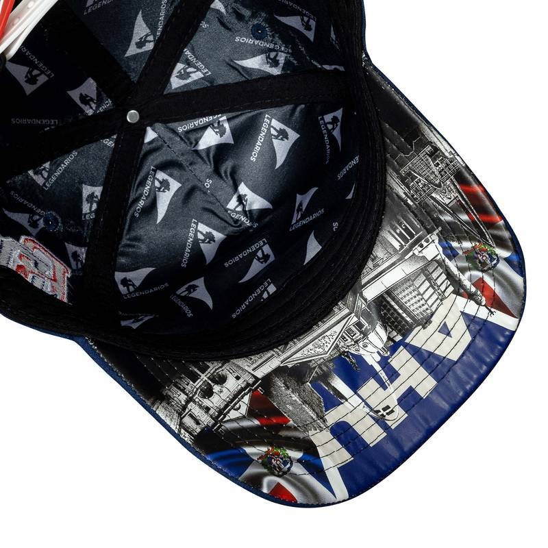 Boné Snapback Suede República Dominicana - Marinho