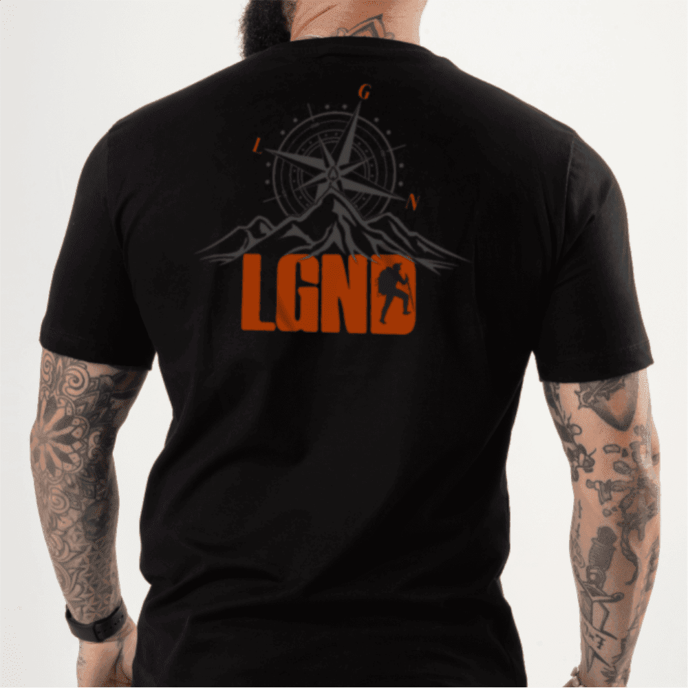 CAMISETA ESTAMPADA PIMA LGND-PRETO