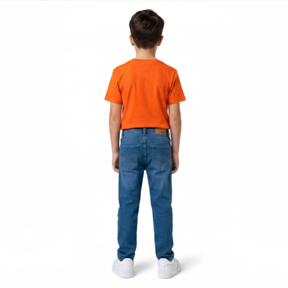 Camiseta Lgnd Inf Mc Meu Pai É Legendário Algodão-Laranja