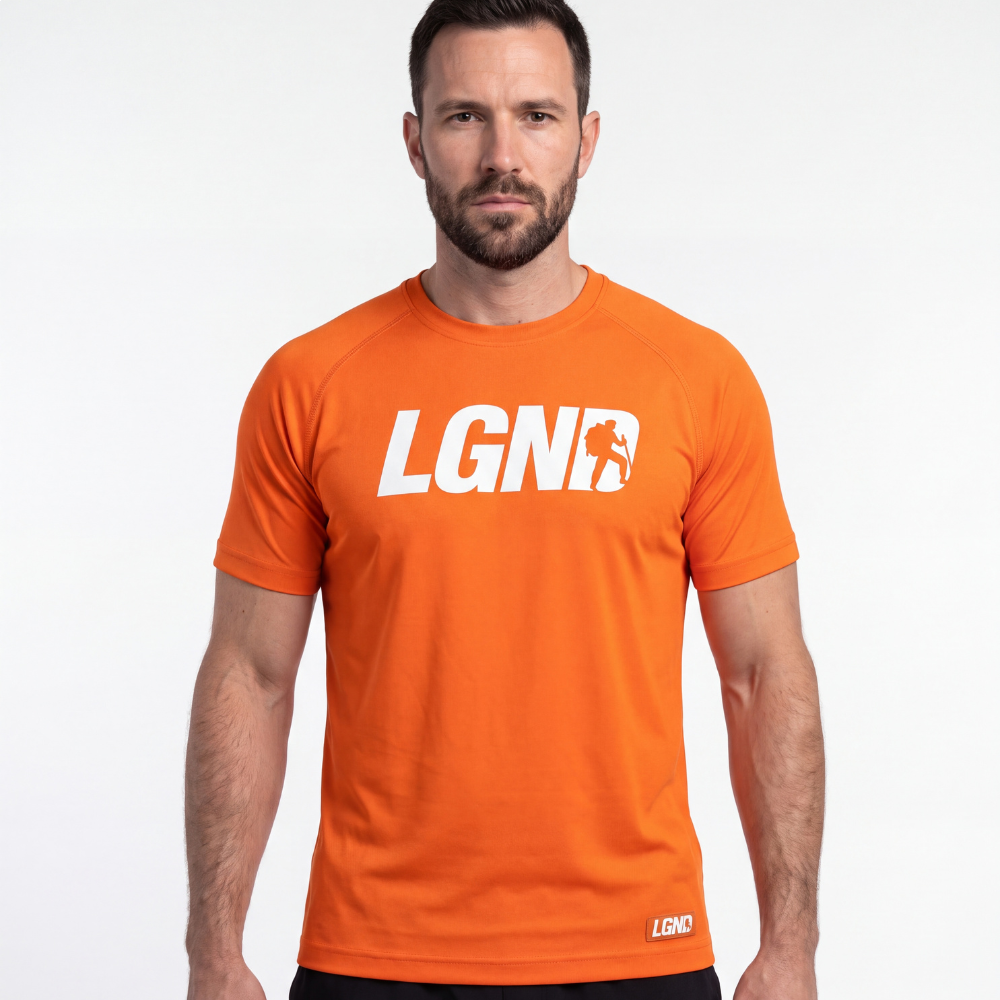 Camiseta Manga Curta UV 50+ - Laranja Camiseta Manga Curta UV 50+ - Laranja