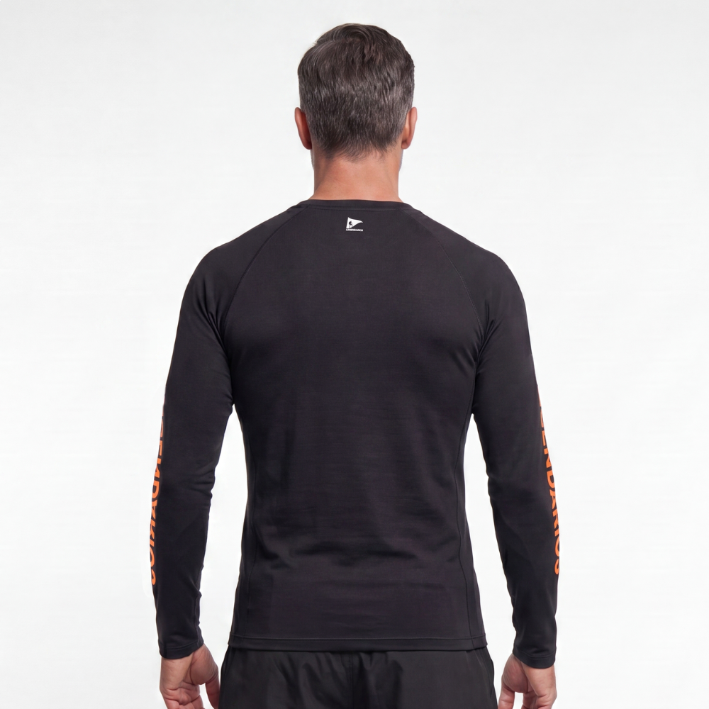 Camiseta Manga Longa Dry-Fit - Preta