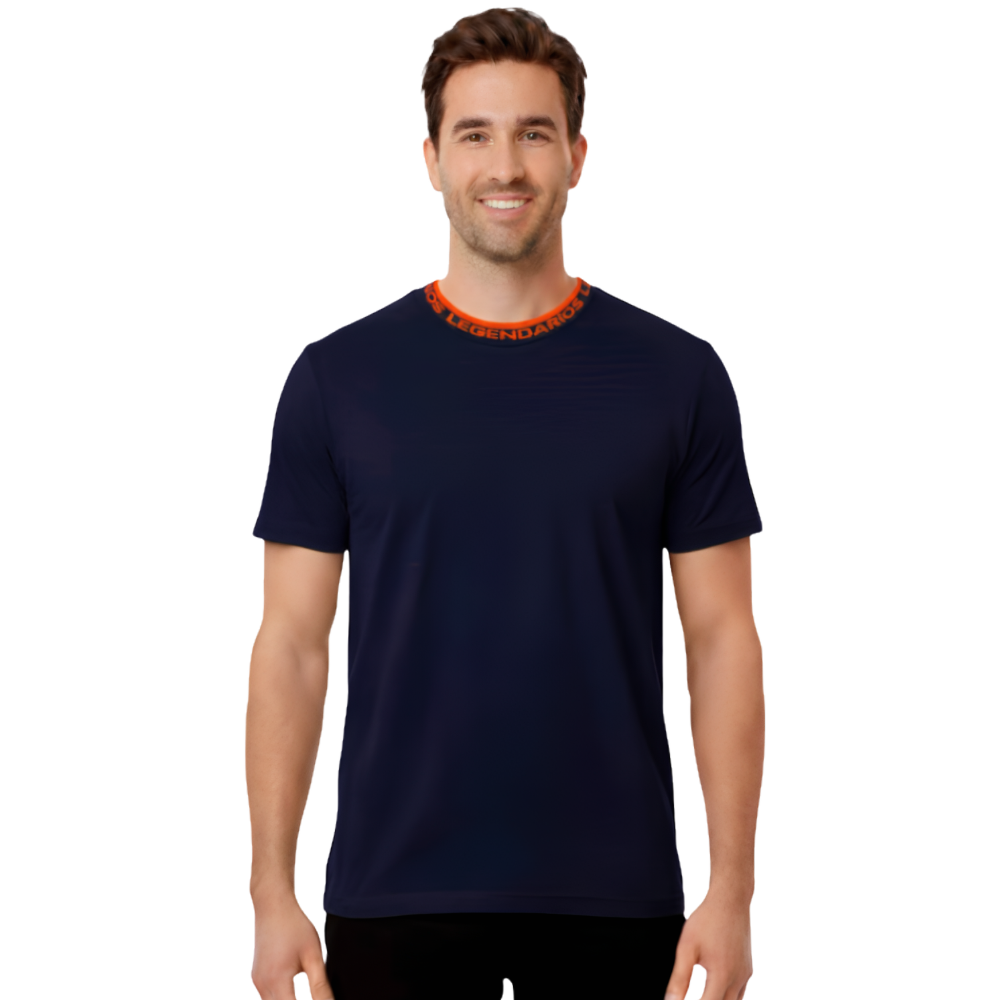 Camiseta Masculina Gola Retilinea