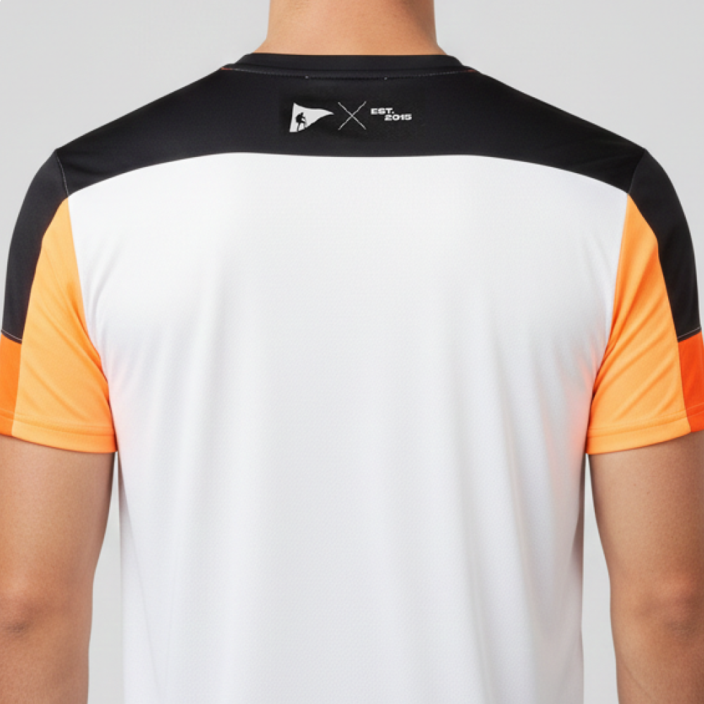 Camiseta Masculina Dri-Fit Com Recortes - Branca