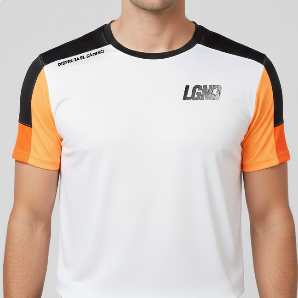 Camiseta Masculina Dri-Fit Com Recortes - Branca