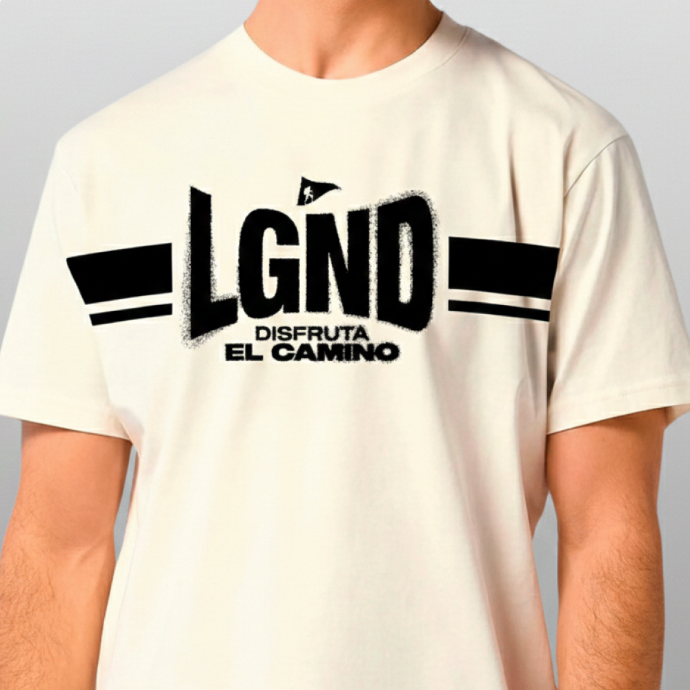 Camiseta Masculina Estampa Desfrute O Caminho Lgnd 