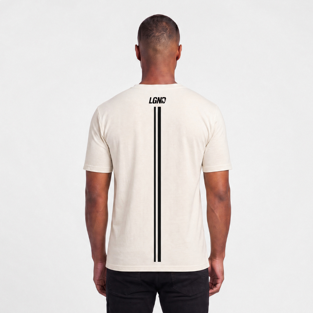 Camiseta Masculina Estampa Homem Legendarios-Off White