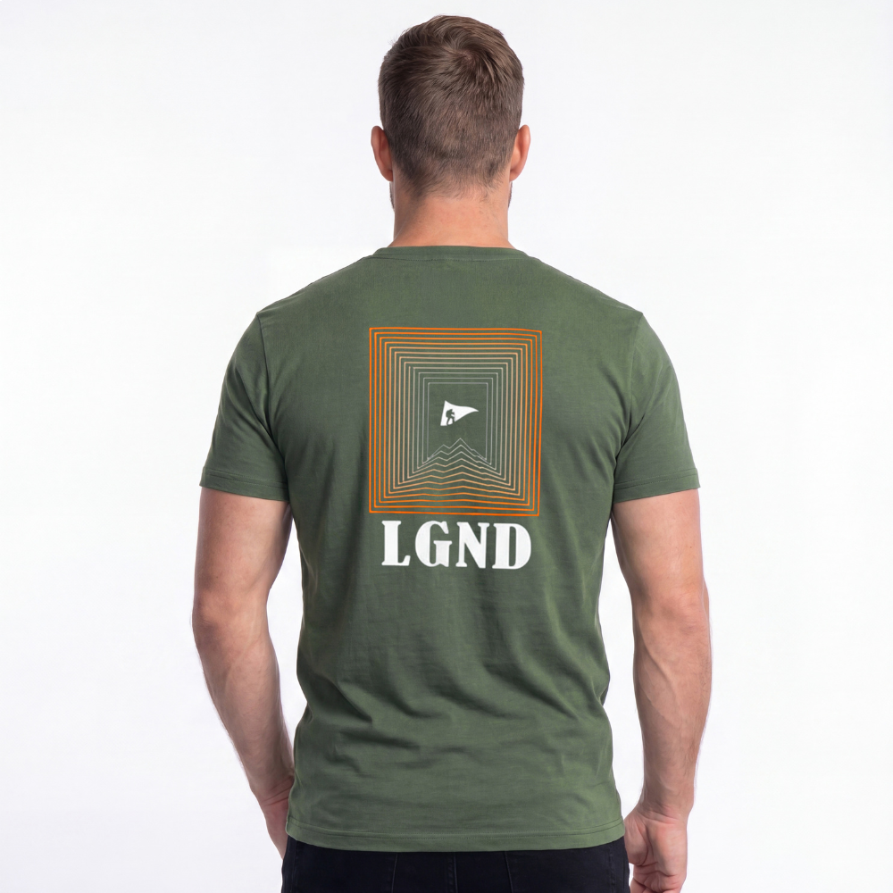 Camiseta Masculina Estampa Logo Lgnd -Verde Camiseta Masculina Estampa Logo Lgnd -Verde