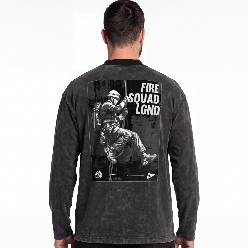 Camiseta Masculina Lavanderia Squad / Chumbo