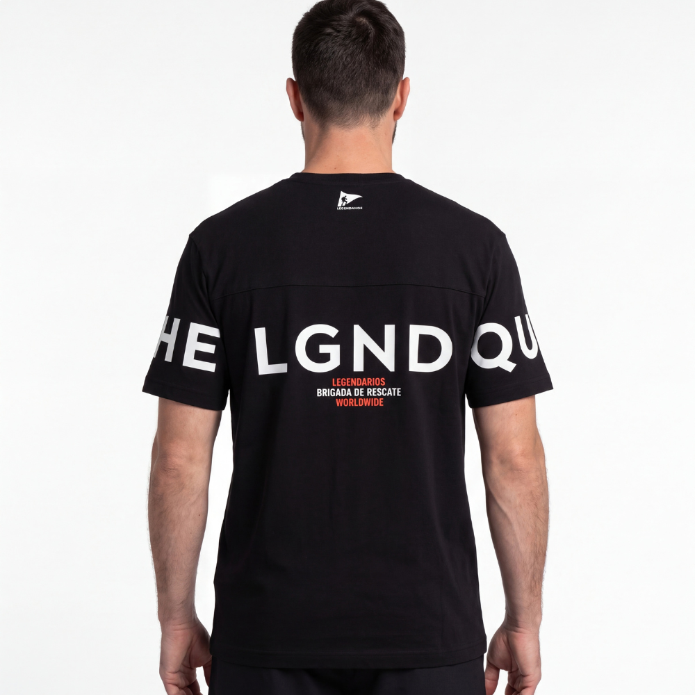 Camiseta Masculina Lgnd Squad / Preto Camiseta Masculina Lgnd Squad / Preto