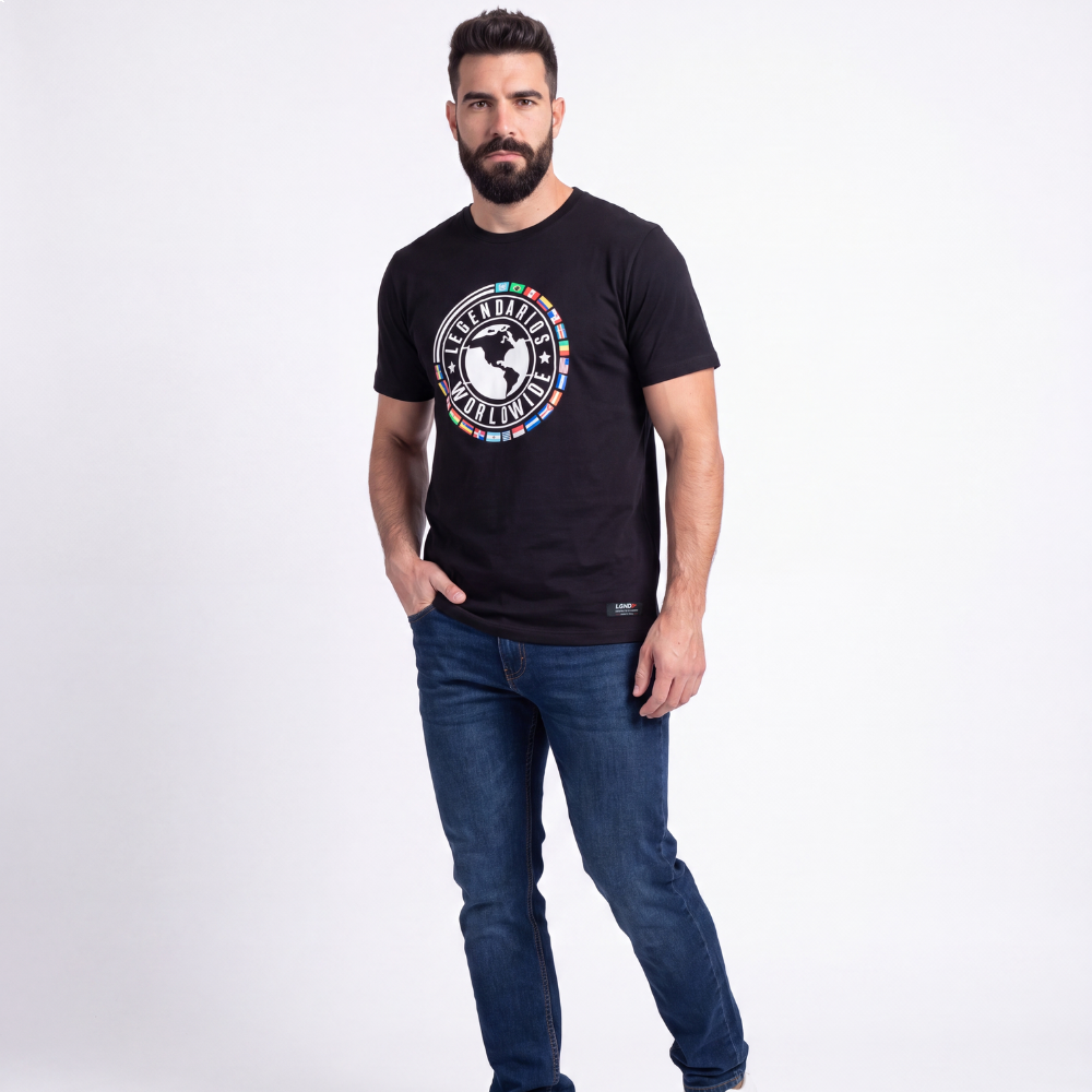 Camiseta Masculina Países