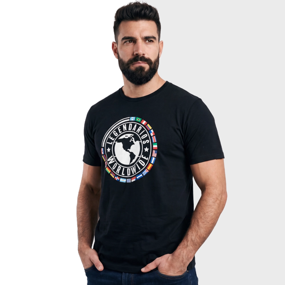Camiseta Masculina Países