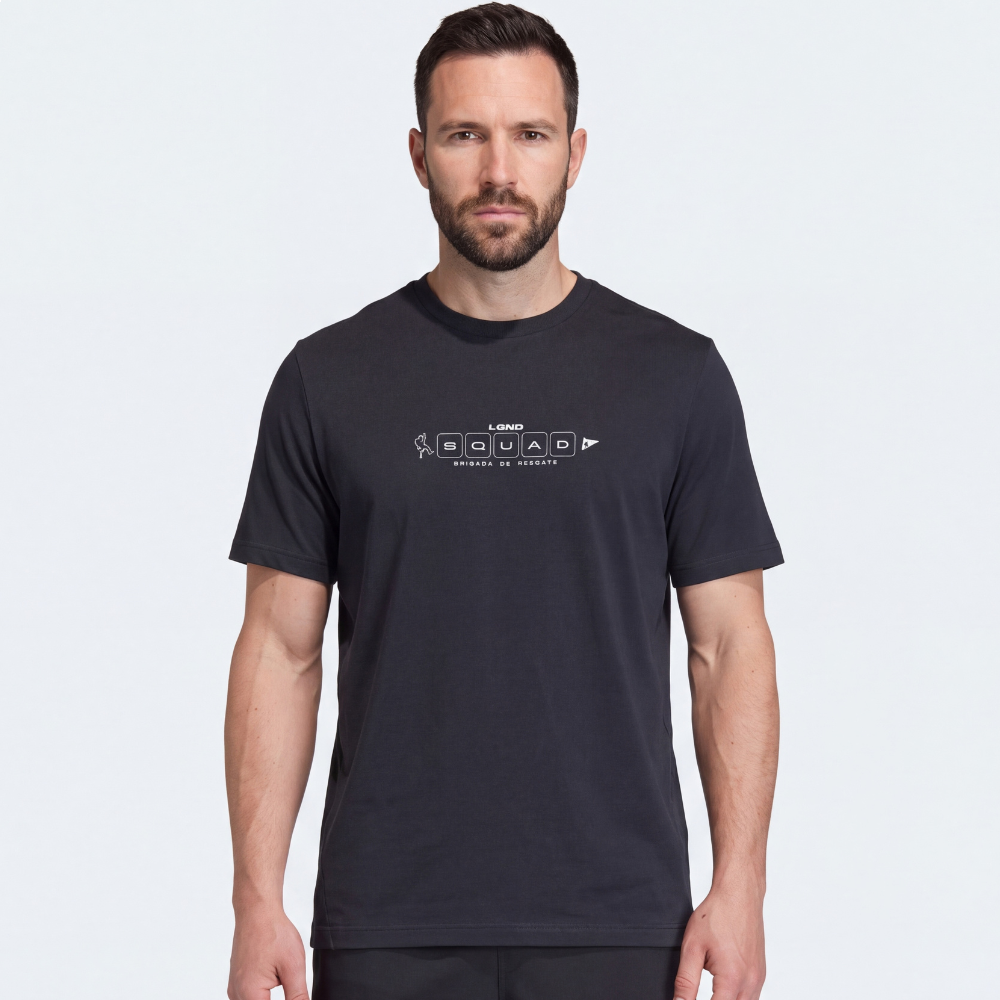 Camiseta Masculina Squad / Preto Camiseta Masculina Squad / Preto