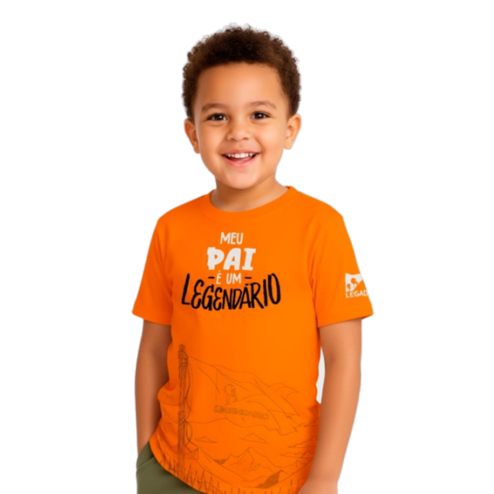 Camiseta Meu Pai É um Legendário (Montanha)