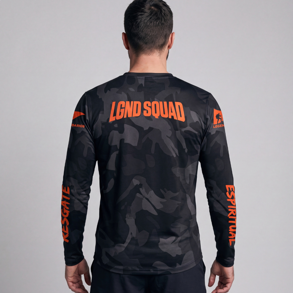 Camiseta Segunda Pele Squad Resgate Espiritual Preta / Preto Camiseta Segunda Pele Squad Resgate Espiritual Preta / Preto