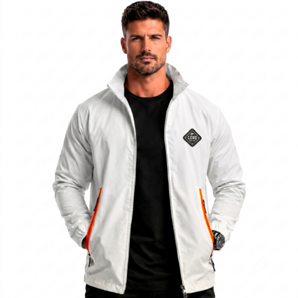 Jaqueta Corta Vento Edição Tahiti Legendarios -Branco Jaqueta Corta Vento Edição Tahiti Legendarios -Branco