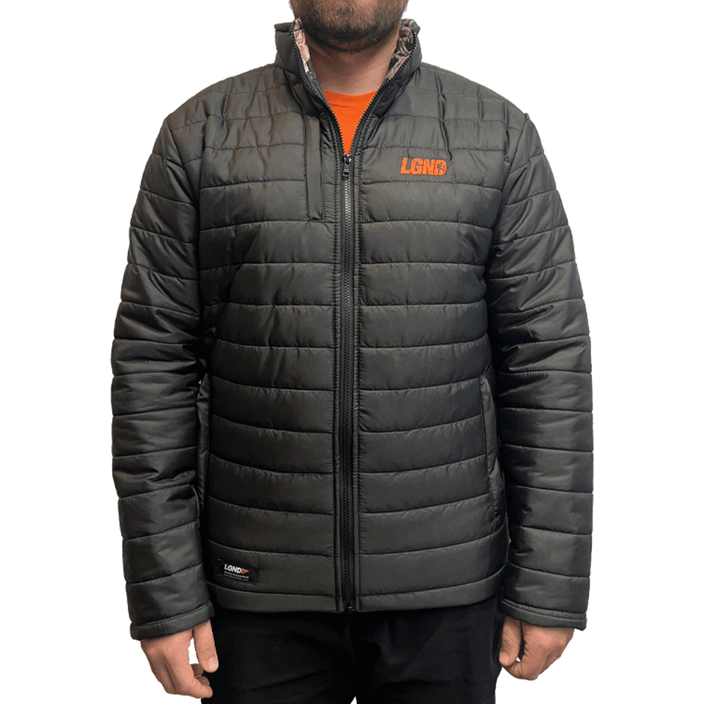 JAQUETA PUFFER CHILE LGND TOP PRETO/CAMUFLADO - LEGENDÁRIOS