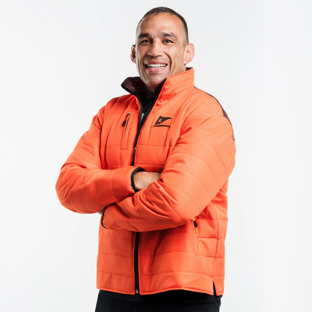 Jaqueta Puffer Laranja